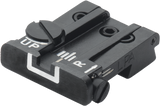 Browning Hi-Power [Sport Vigilante Mark III Practical HP40] verstelbare keep | witte lijnen - Ubitzu