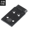 Plaque adaptatrice pour viseur point rouge pour Glock MOS | Shield RMSc empreinte - Ubitzu