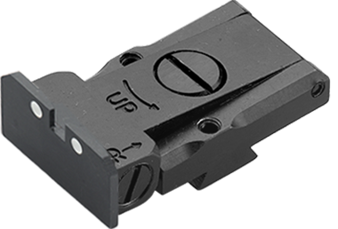 Remington 1911 R1 adjustable rear sight | white dots - Ubitzu