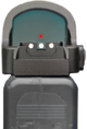 Semi-adjustable co-witness sights for Glock MOS [G17 MOS G19 MOS & other] | fiber optic - Ubitzu