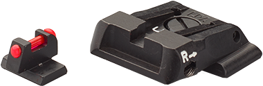 Smith & Wesson M&P adjustable sights | fiber optic - Ubitzu