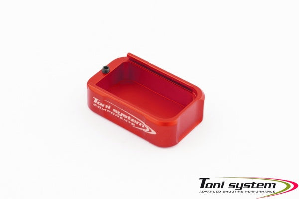 Tanfoglio alu magazijnbodemplaat voor Large Frame | +2 patronen - Rood - Ubitzu