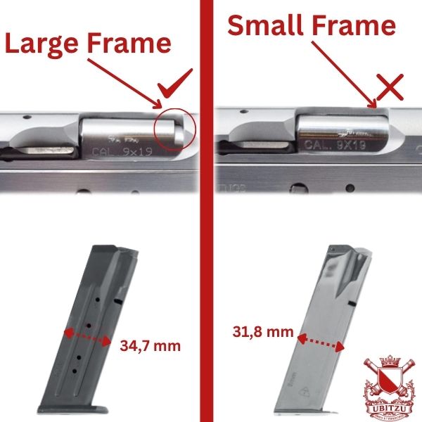 Tanfoglio magwell alu pour Large Frame - Ubitzu
